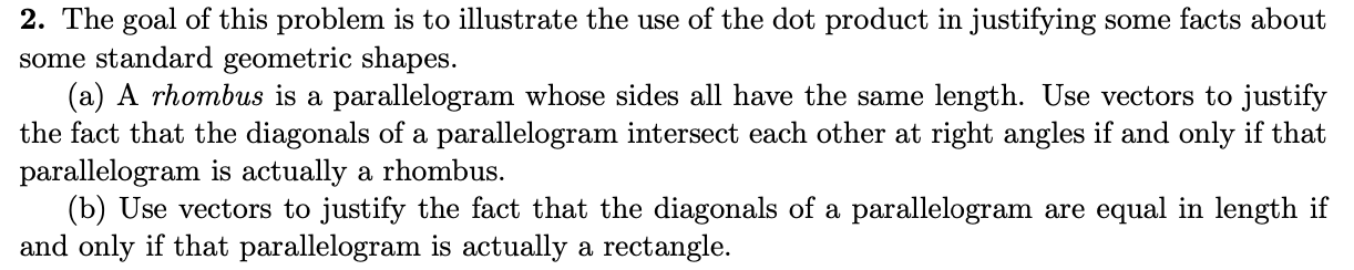 Solved 2. The goal of this problem is to illustrate the use | Chegg.com