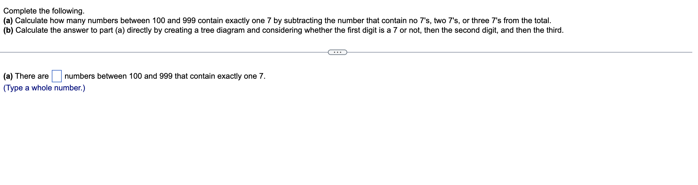 Solved Complete the following. (a) Calculate how many | Chegg.com