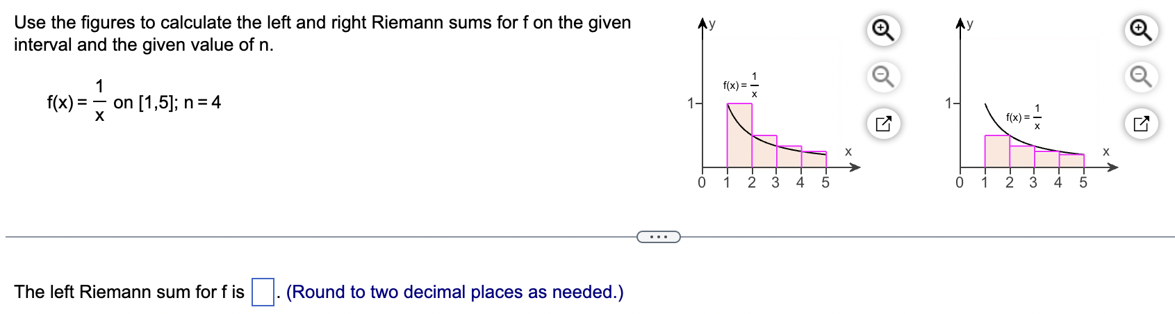 Solved Use the figures to calculate the left and right | Chegg.com