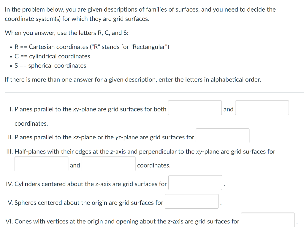 In The Problem Below, You Are Given Descriptions Of | Chegg.com