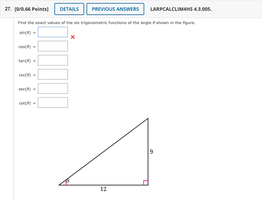 Solved 27 [0 0 66 Points] Details Previous Answers