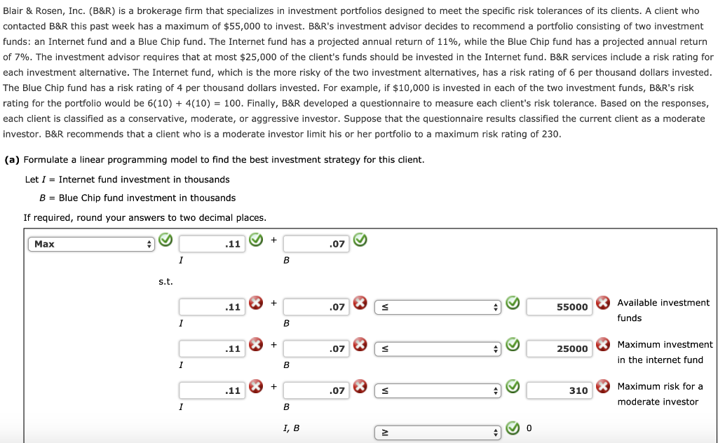 Solved Blair & Rosen, Inc. (B&R) Is A Brokerage Firm That | Chegg.com