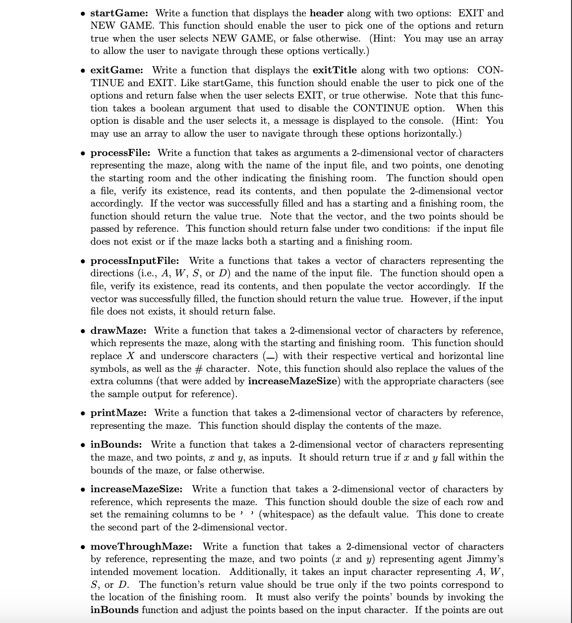 Solved Description This assignment will give you more | Chegg.com