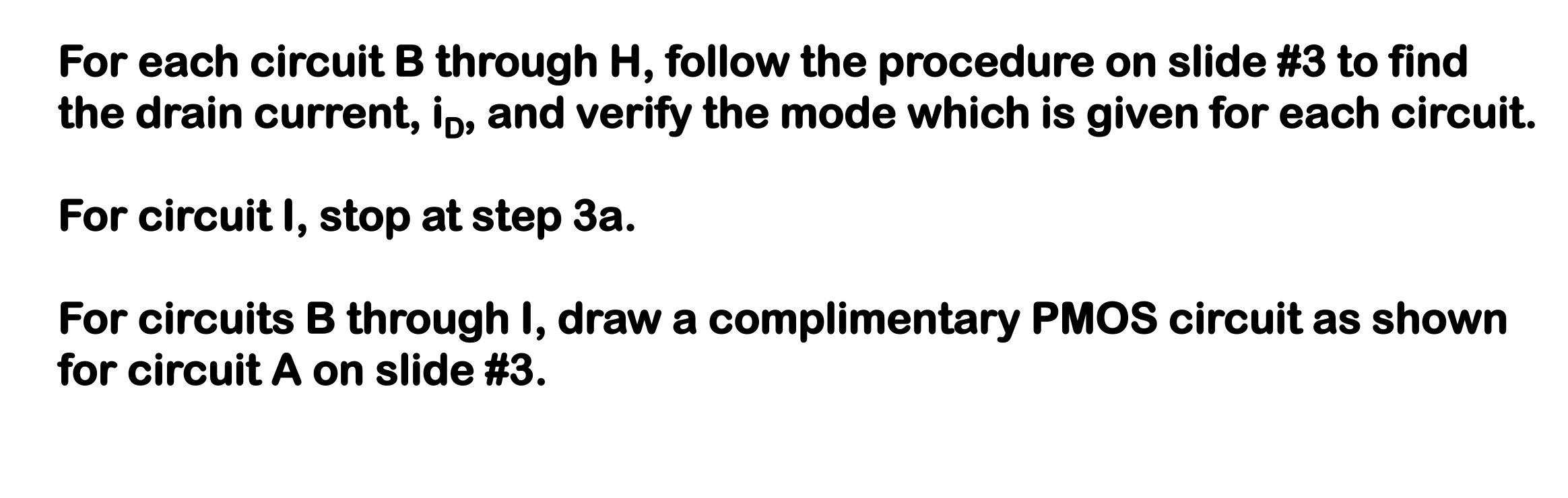 For Each Circuit B Through H, Follow The Procedure On | Chegg.com