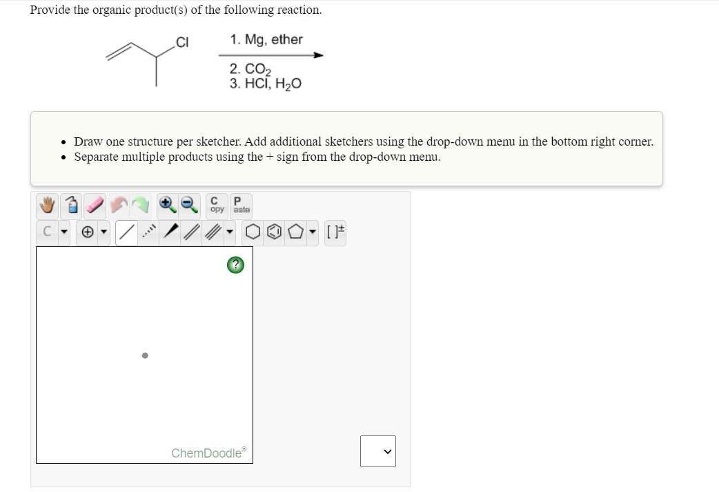 Solved Provide The Organic Product(s) Of The Following | Chegg.com