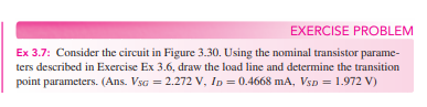 Solved Ex 3.6: Consider the circuit shown in Figure 3.30. | Chegg.com