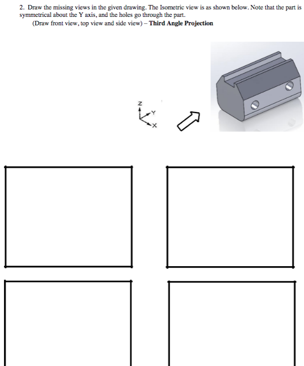 Solved Homework 1: Engineering Drawing And Machine | Chegg.com