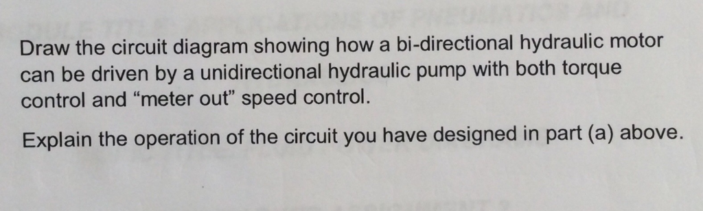 Solved Draw the circuit diagram showing how a bi-directional | Chegg.com
