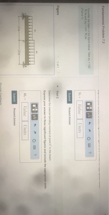 Solved Fundamental Problem 7.2 Part A Determine the internal | Chegg.com