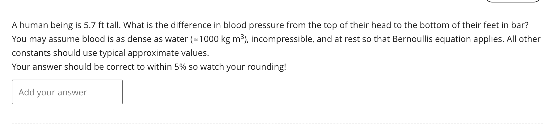 Solved A human being is 5.7ft tall. What is the difference | Chegg.com