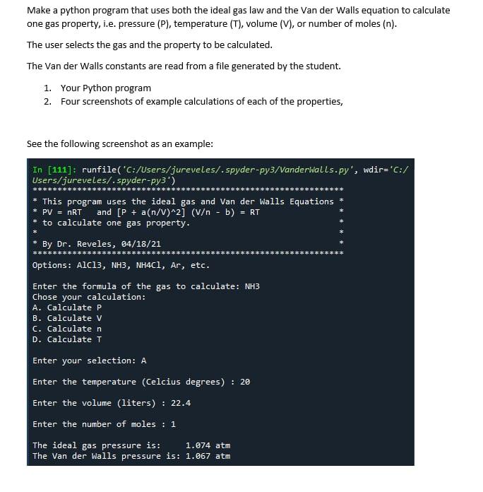 How the ideal gas law helped us creating a software tool called