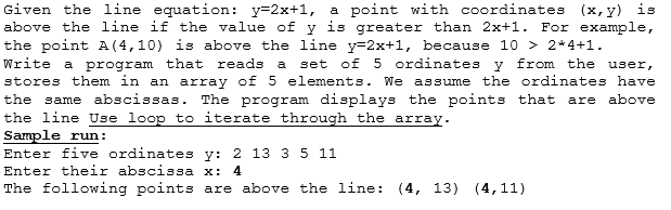 Solved Java programming code Given the line equation: | Chegg.com