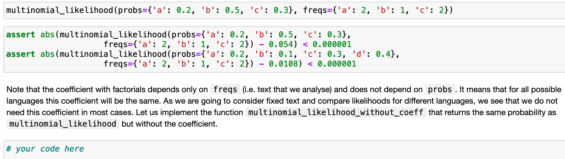 Solved you will develop your own classification algorithm | Chegg.com