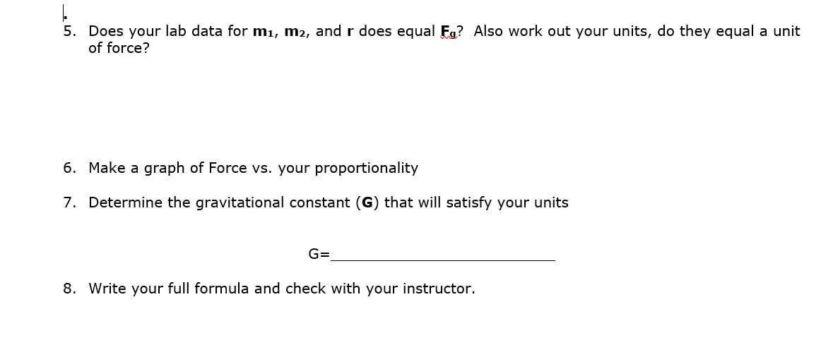 solved-determination-of-the-force-of-gravity-qualitative-chegg