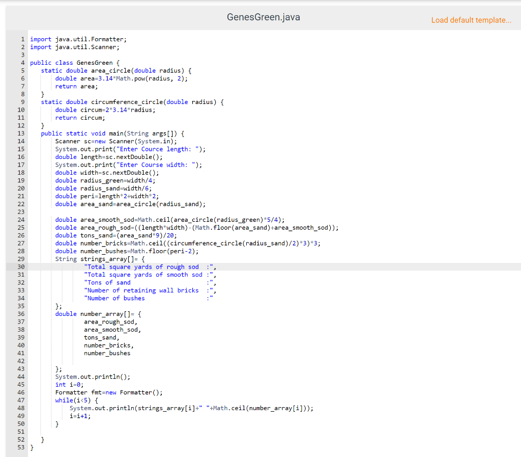 Solved How to get rid of decimal in the output of my code? | Chegg.com