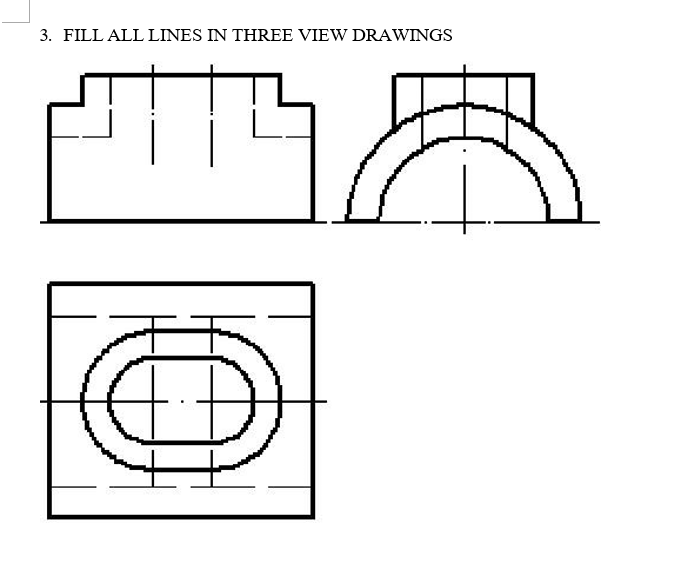 Solved Some lines are missing in the drawing of the three | Chegg.com