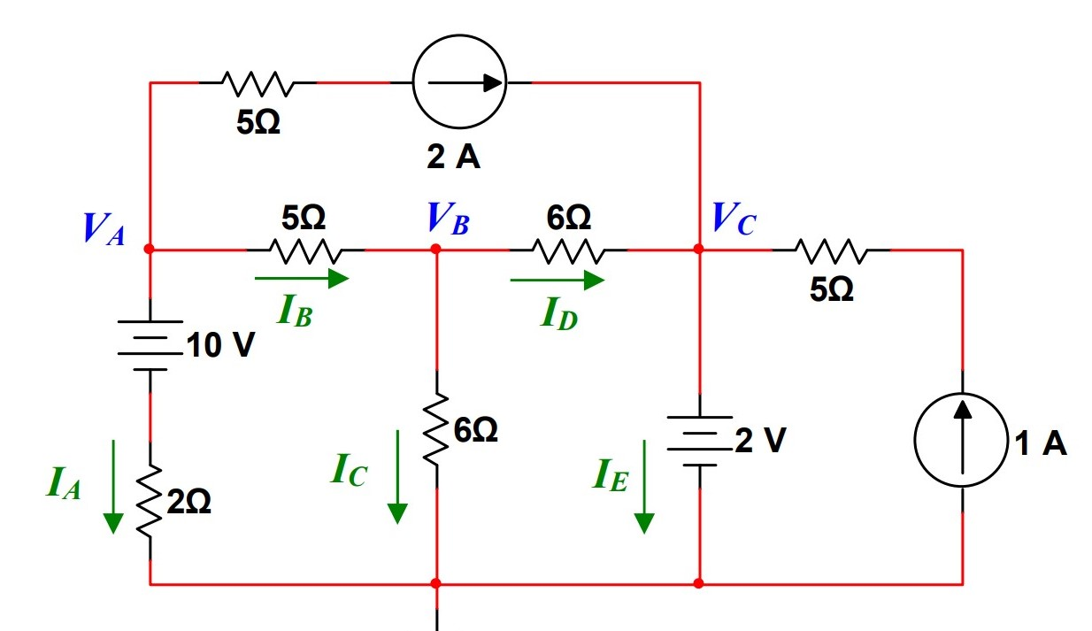 Solved Using Mesh-Current analysis, determine currents IA – | Chegg.com