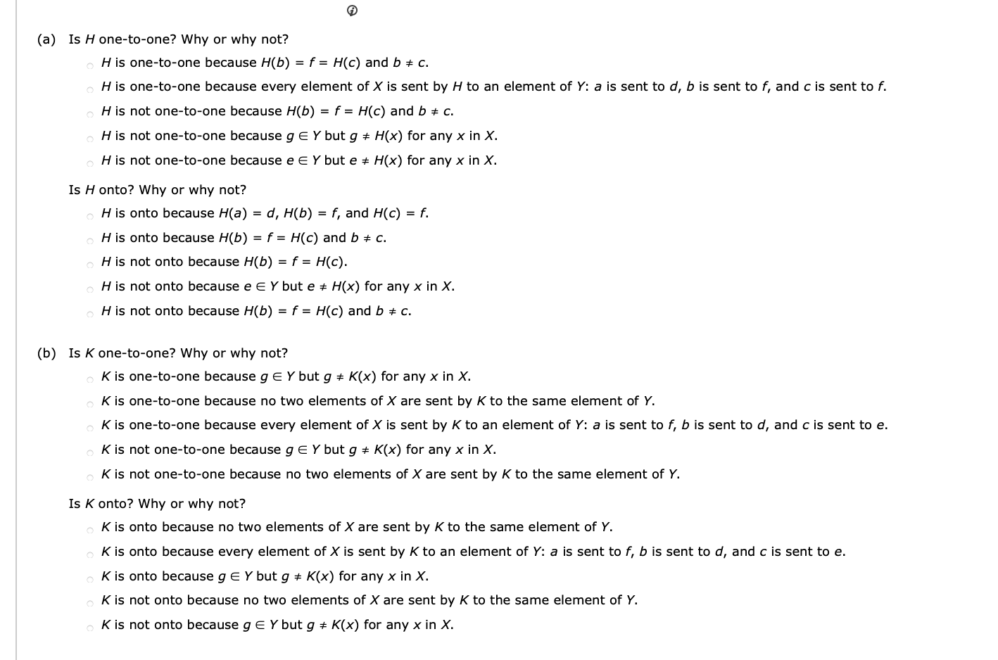 Solved Let X = {a,b,c} And Y = {d, E, F, G}. Define | Chegg.com