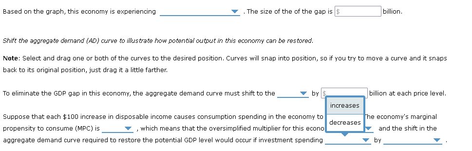 Solved The Following Graph Shows A Hypothetical Economy In Chegg