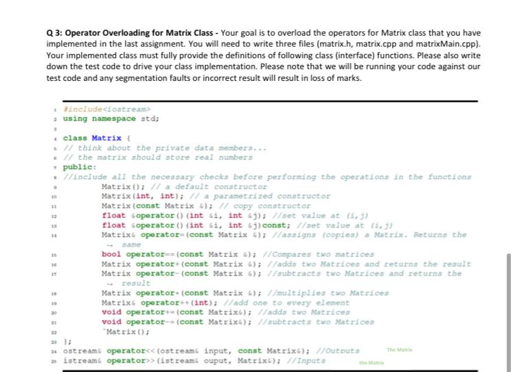 Solved 1. Operator overloading is a. giving C++ operators