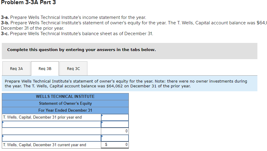Solved Problem 3-3A Preparing adjusting entries, adjusted | Chegg.com
