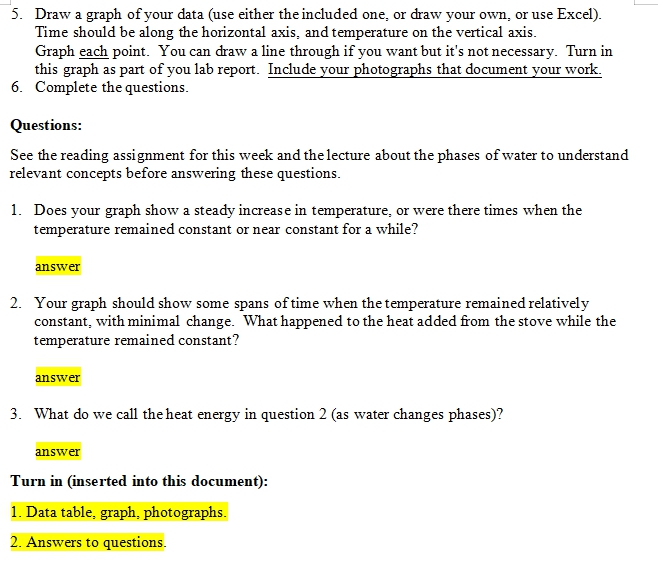 PART 2: Latent heat and sensible heat Water has a | Chegg.com