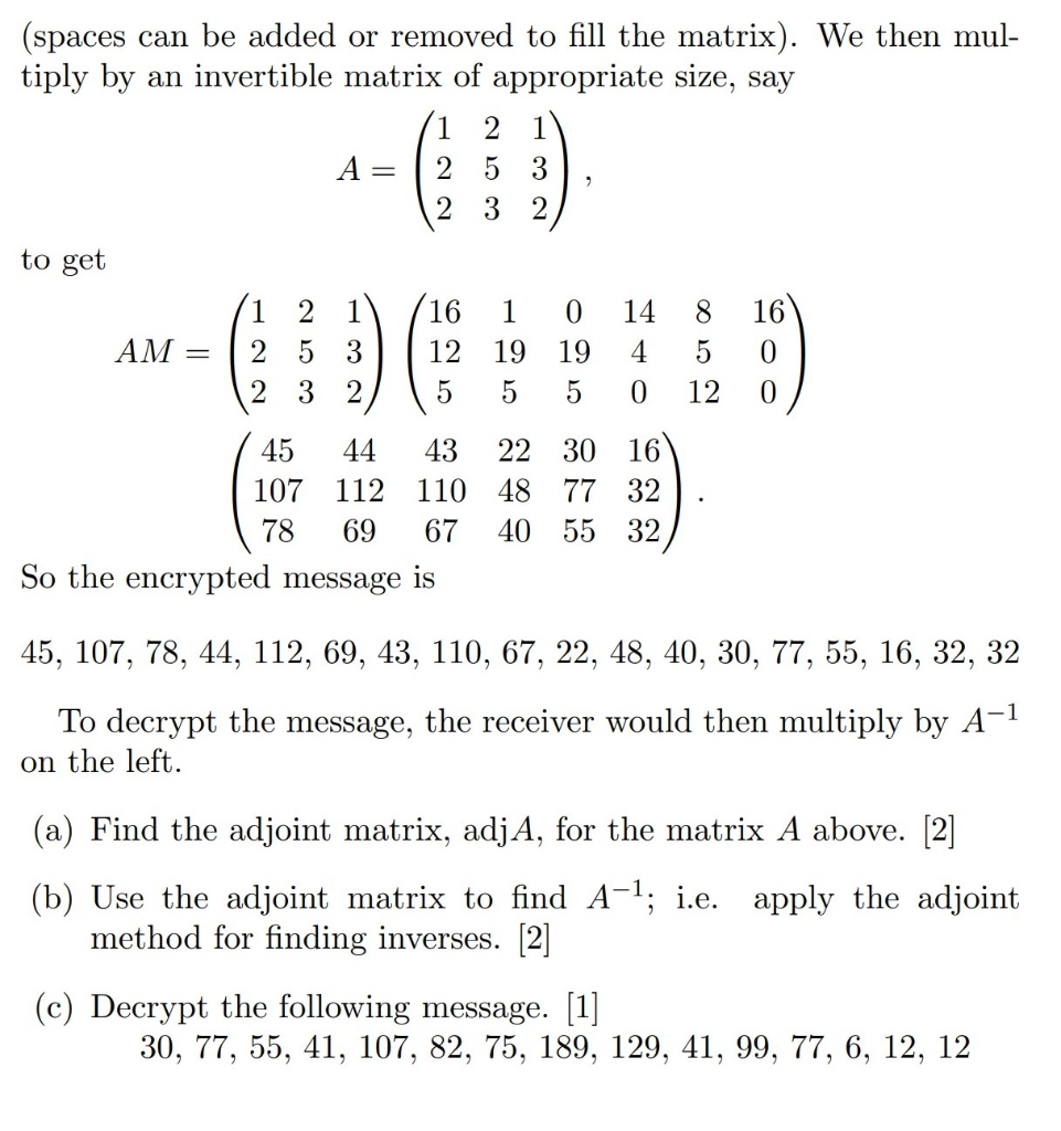 solved-4-suppose-we-want-to-encrypt-a-secret-message-chegg-com