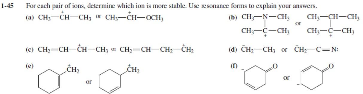 Solved For each pair of ions, determine which ion is more | Chegg.com