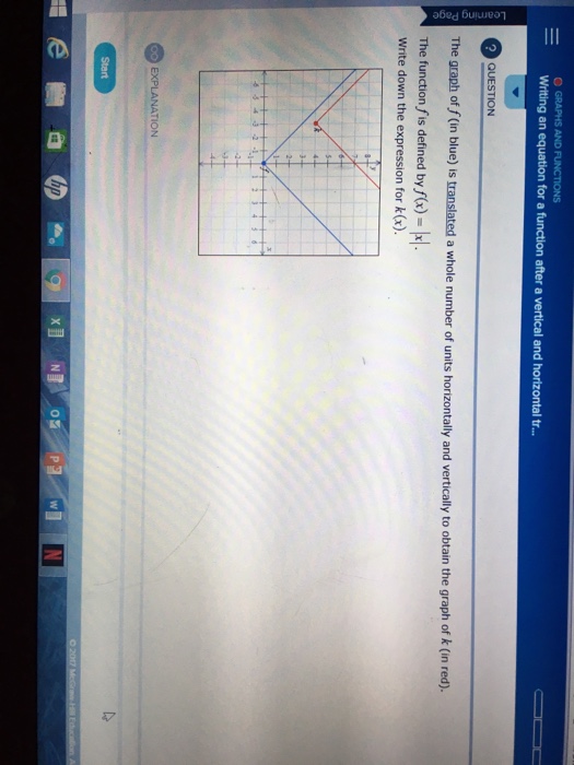 Solved AND Writing an equation for a function after a | Chegg.com