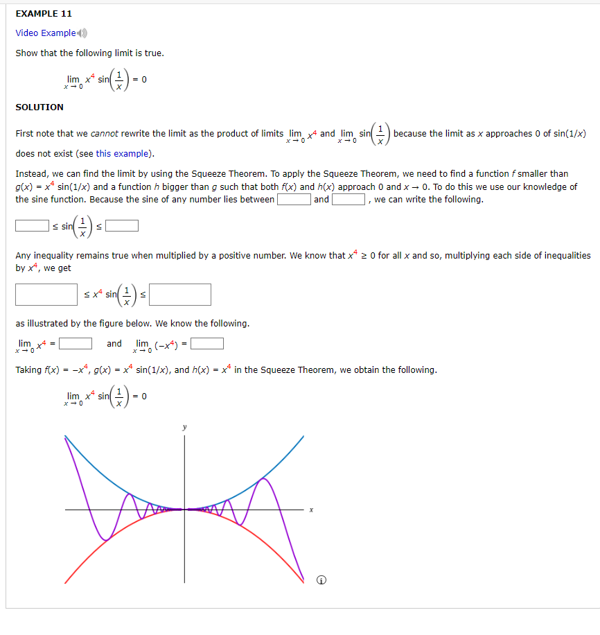 Solved Show that the following limit is true. | Chegg.com