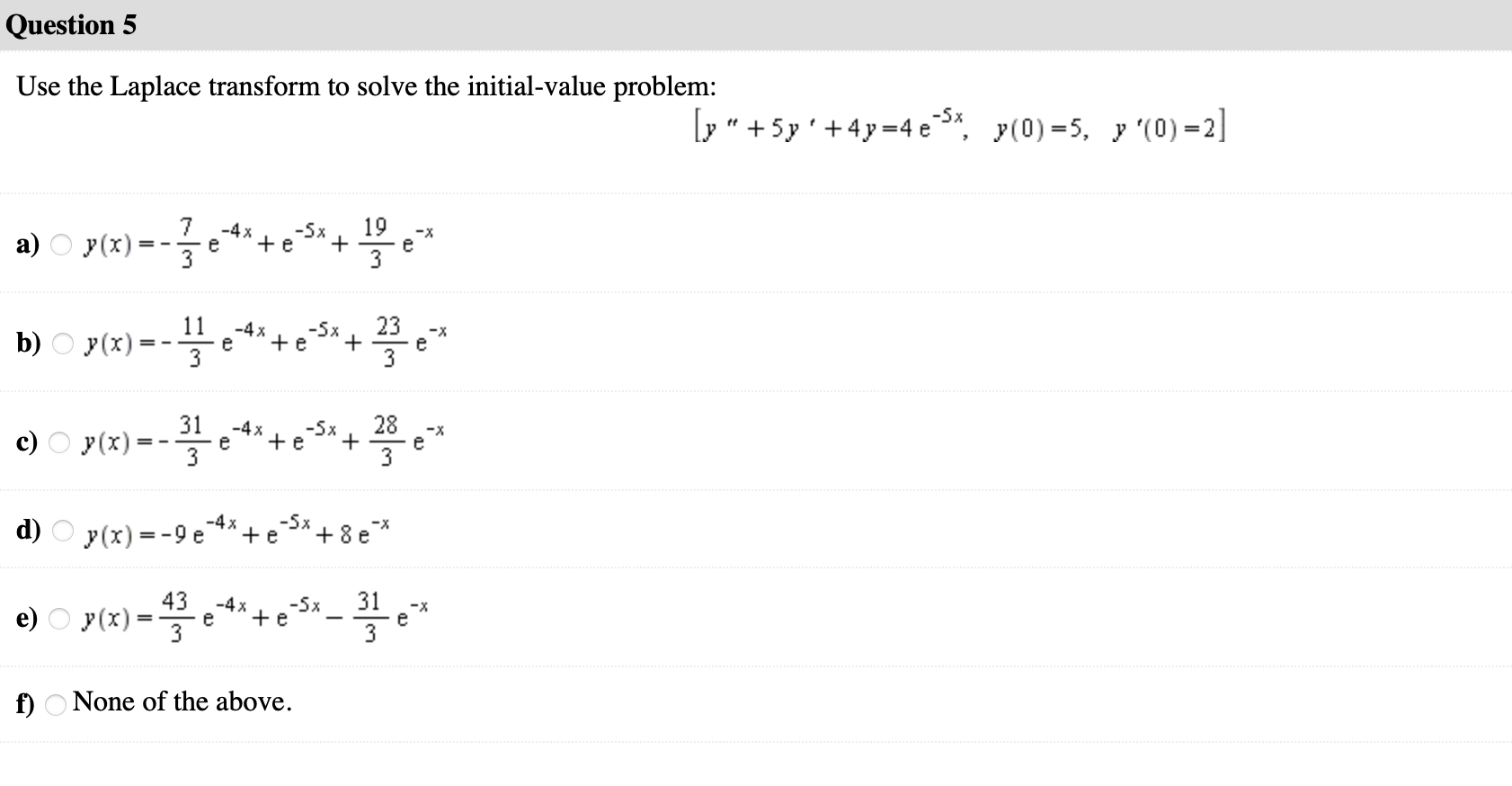 solved-question-5-use-the-laplace-transform-to-solve-the-chegg