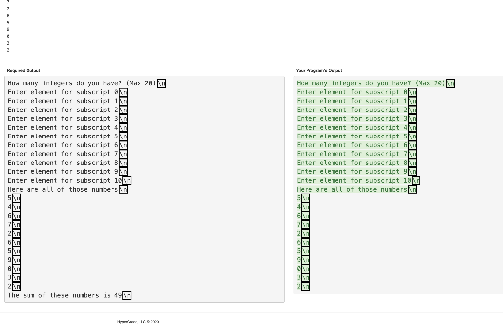 Solved Modify The Previous Program. Make It So The Sum Of | Chegg.com