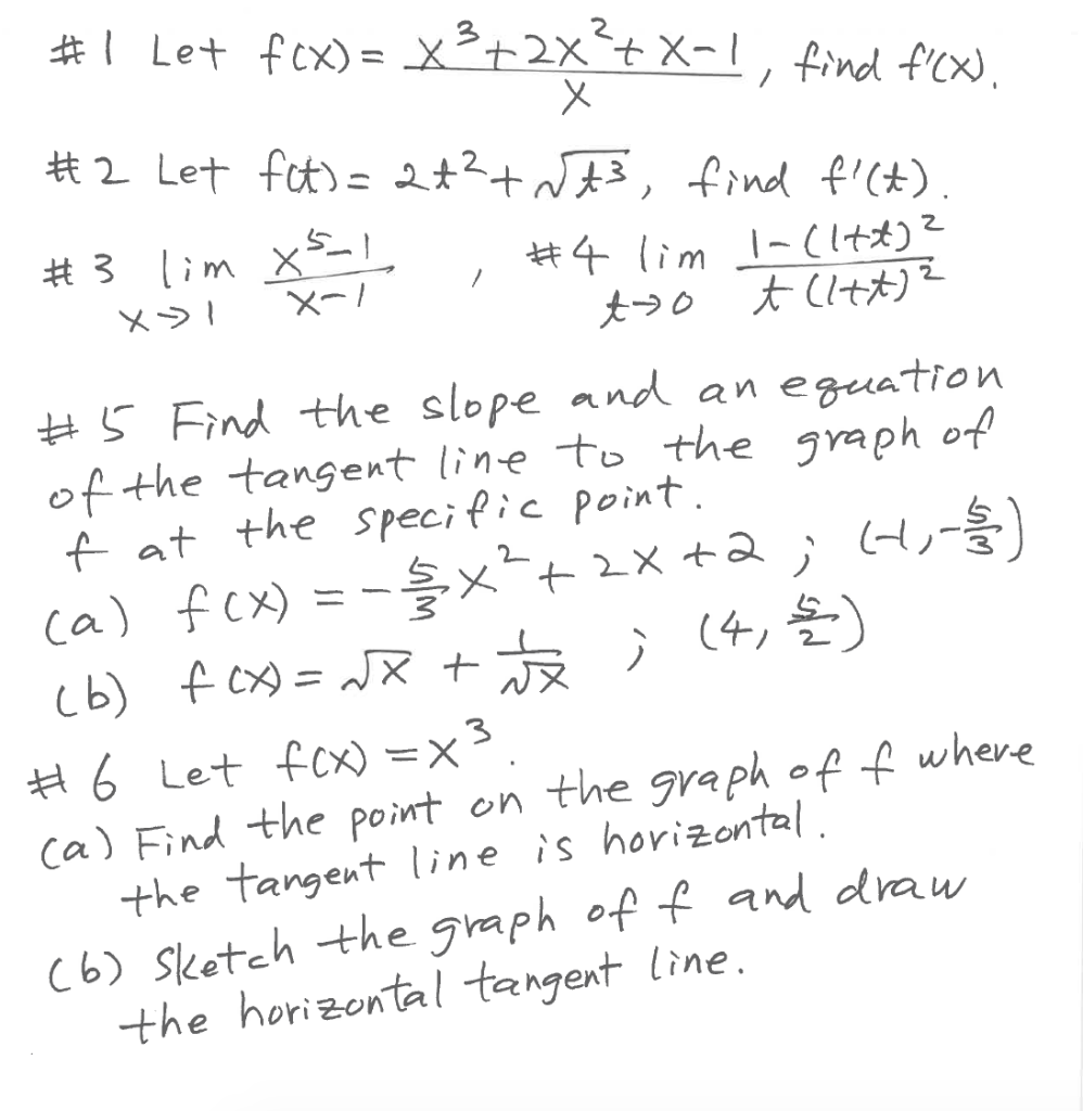 Solved 1 Let F X X 2x X 1 Find F X X H 2 Let Fe Chegg Com