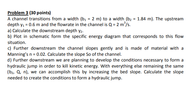 Solved Problem 3 ( 30 points) A channel transitions from a | Chegg.com