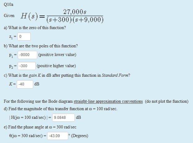 Solved Q10a 27 000 Given H S S 300 S 9 000 A What I Chegg Com