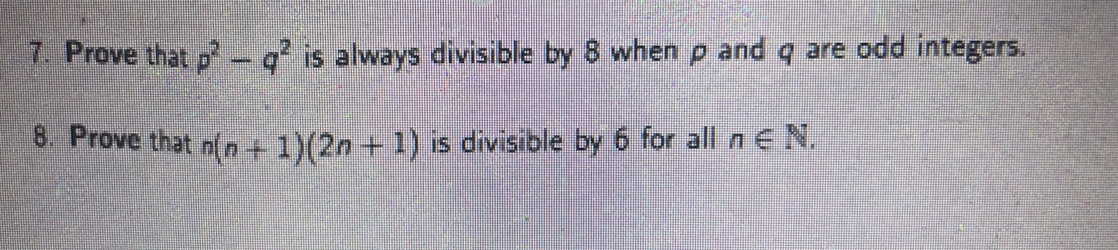 n square 2 1 is divisible by 8 if n is