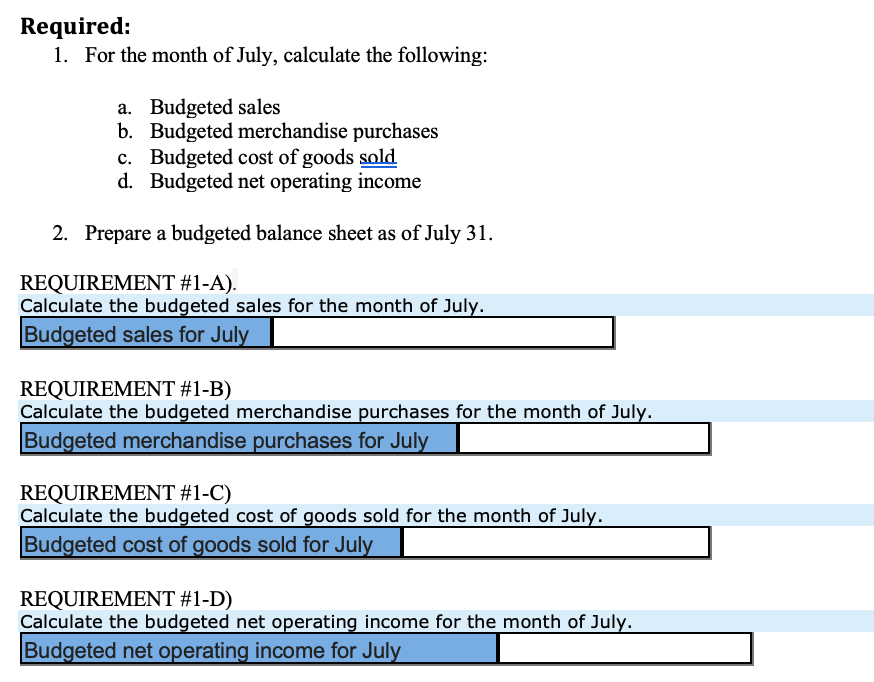Solved QUESTION \#7 08-02 Prepare a sales budget, including | Chegg.com