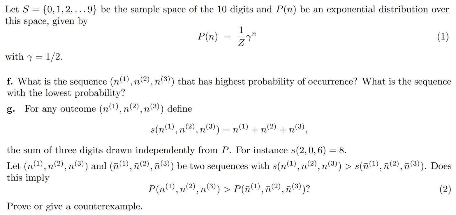 Let S 0 1 2 9 Be The Sample Space Of The Chegg Com