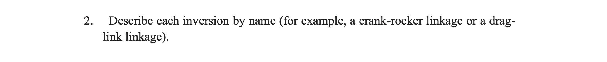 Solved Describe each inversion by name (for example, a | Chegg.com