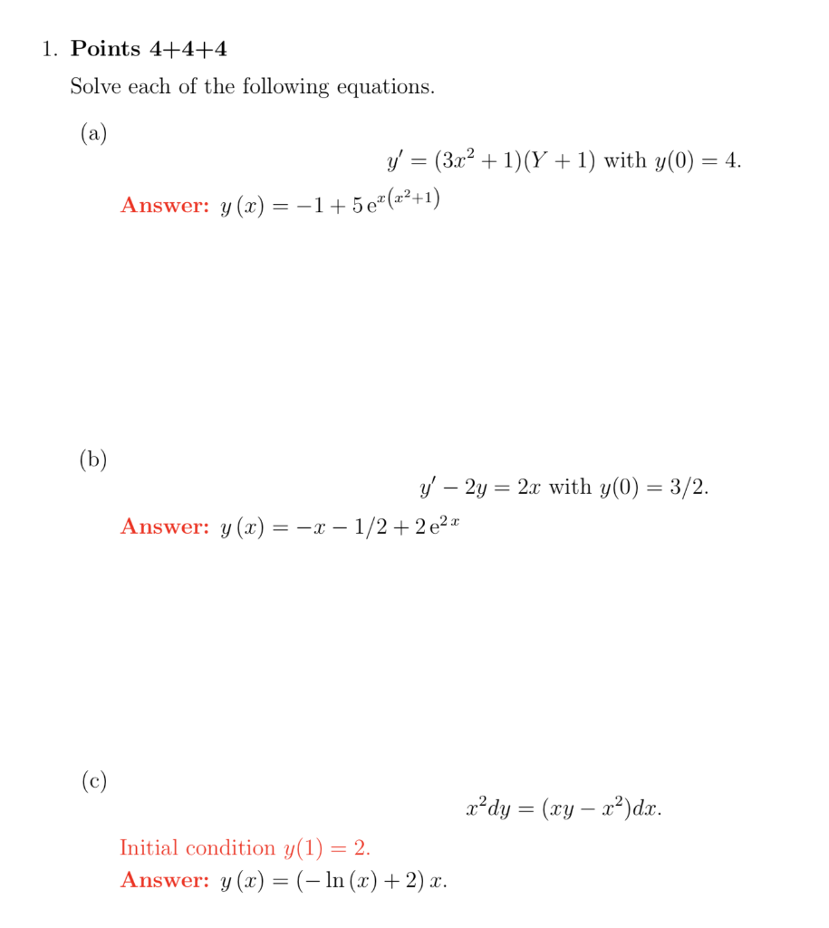 x y 4 2x 5y 1 answer