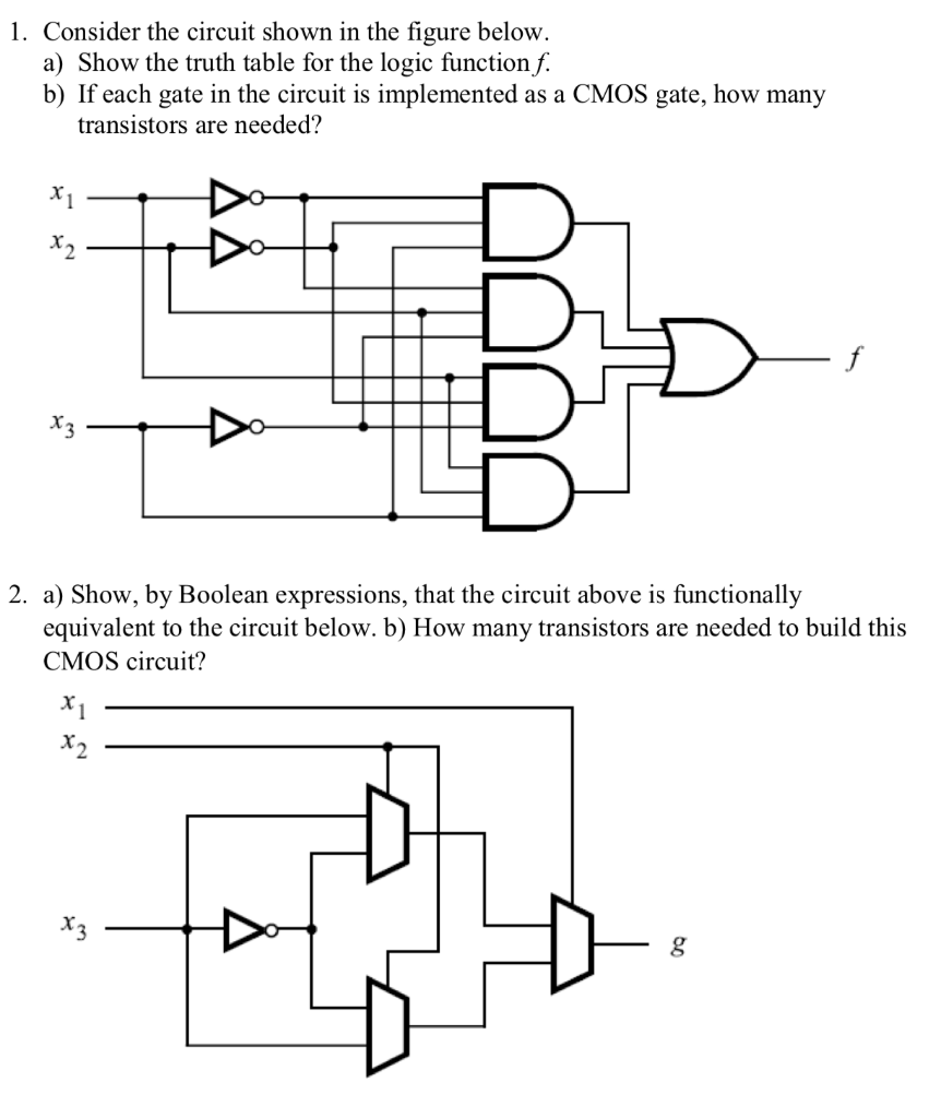 Solved 1. Consider the circuit shown in the figure below. a) | Chegg.com