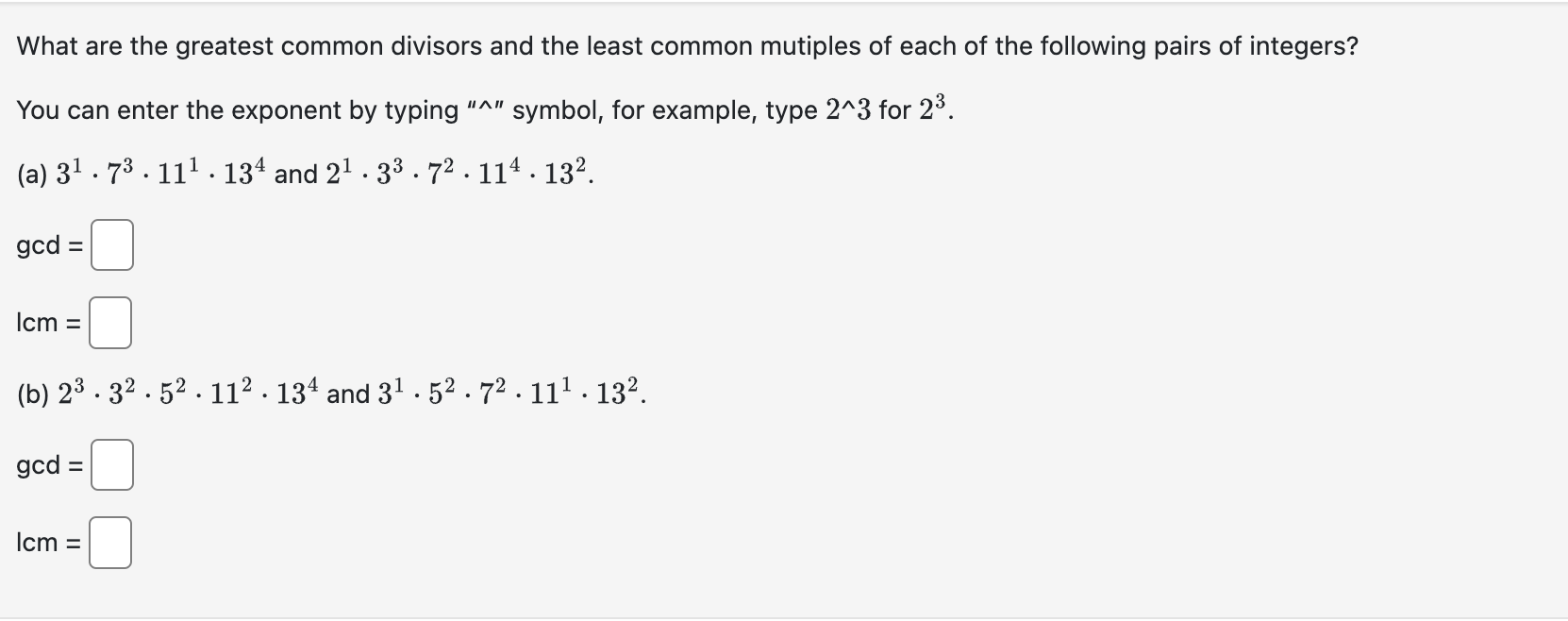 Solved What Are The Greatest Common Divisors And The Least | Chegg.com