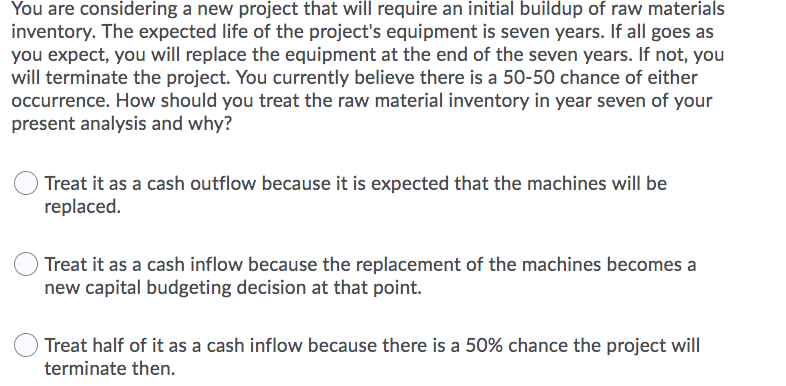 Solved You are considering a new project that will require | Chegg.com