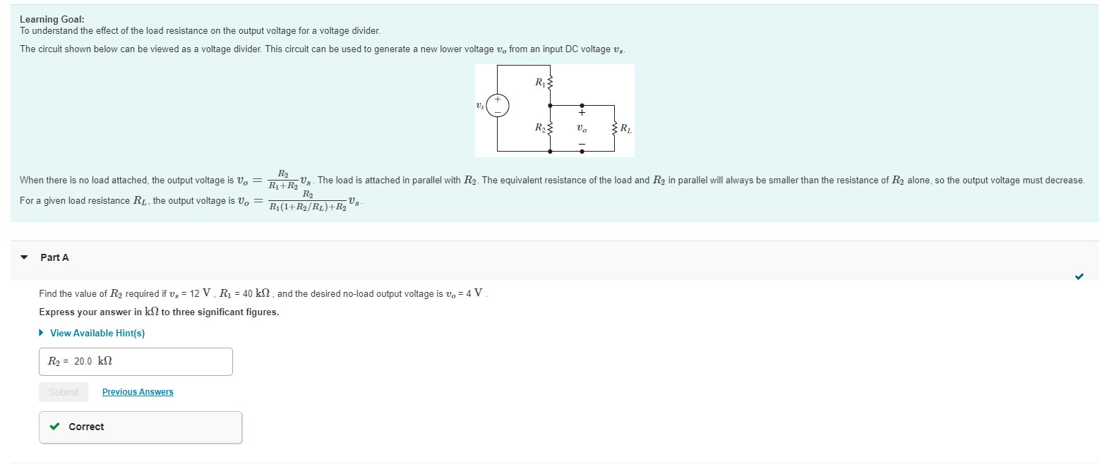 Smallest Resistor Value