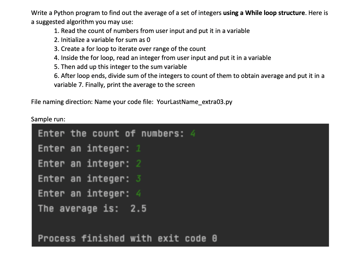 solved-write-a-python-program-to-find-out-the-average-of-a-chegg