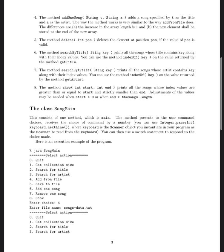 Solved Please help me with this computer programming project | Chegg.com
