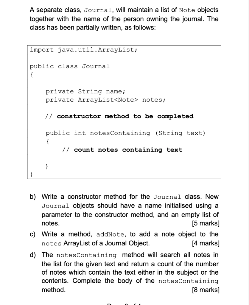 Solved Question B1 A note-taking application has been | Chegg.com