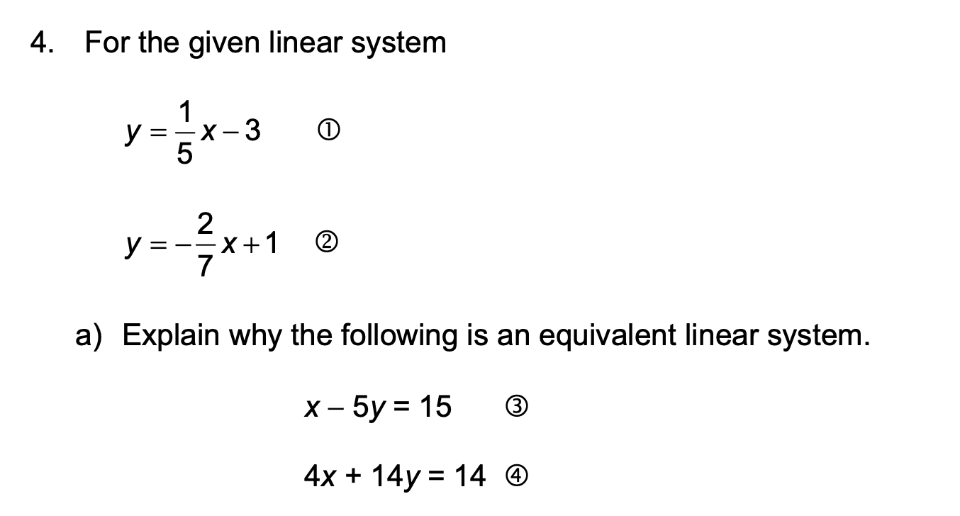 solved-4-for-the-given-linear-system-1-y-x-3-5-y-chegg