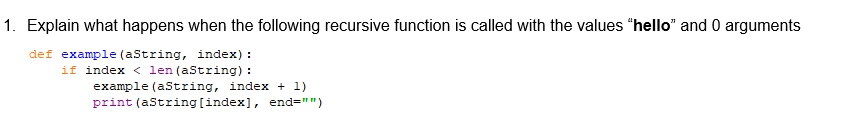 What Is The Time Complexity Of The Following Recursive Function