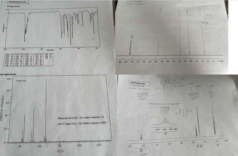 Solved Can You Help To Identify The Structure And Draw It Chegg